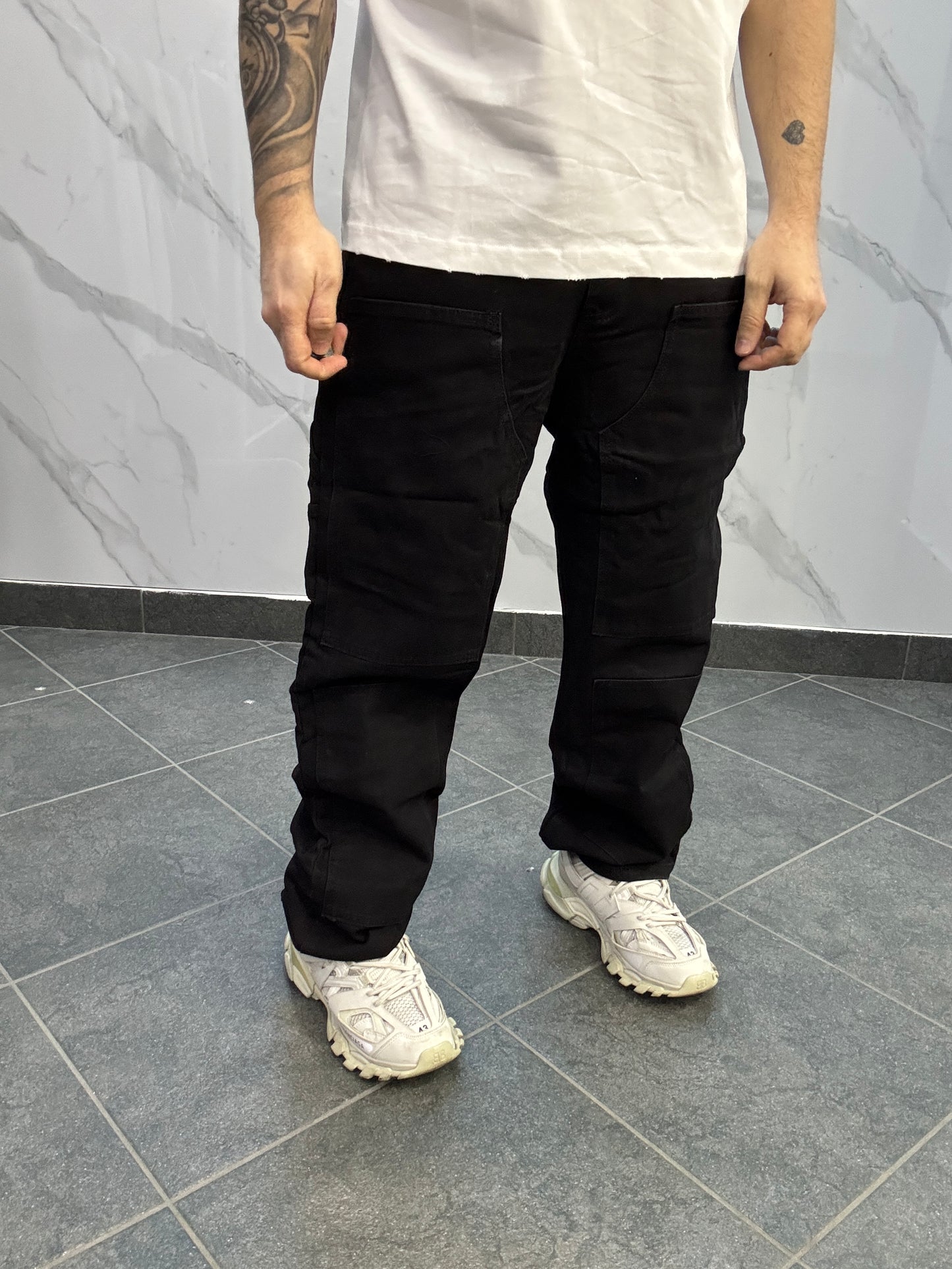 Coordinato jeans black