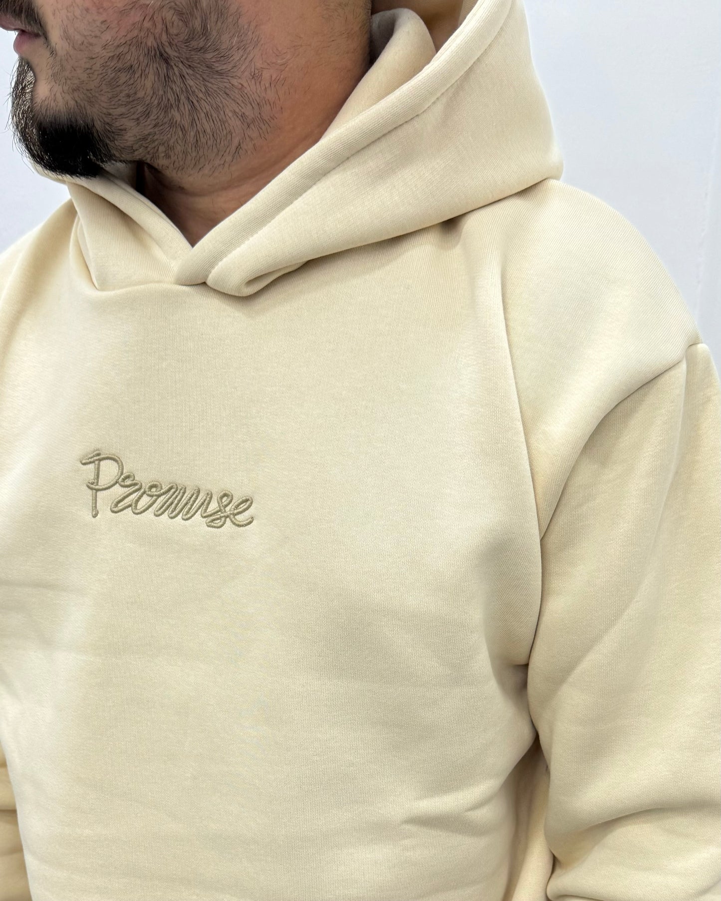 Hoodie PROMISE Crema