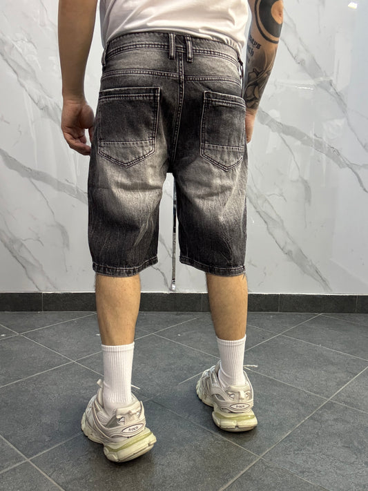 Bermuda d2 zip grigio