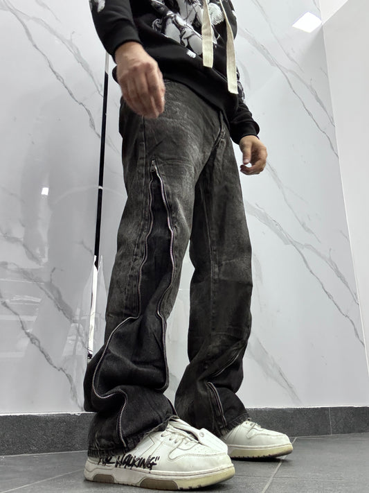 Jeans Flared slavato