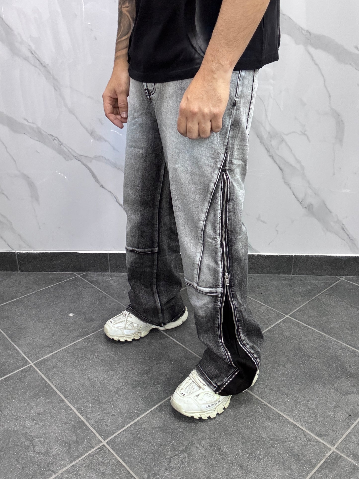 Flare zip 2.0 grigio