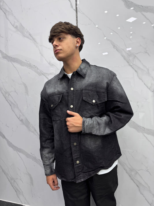 Camicia jeans  laminata