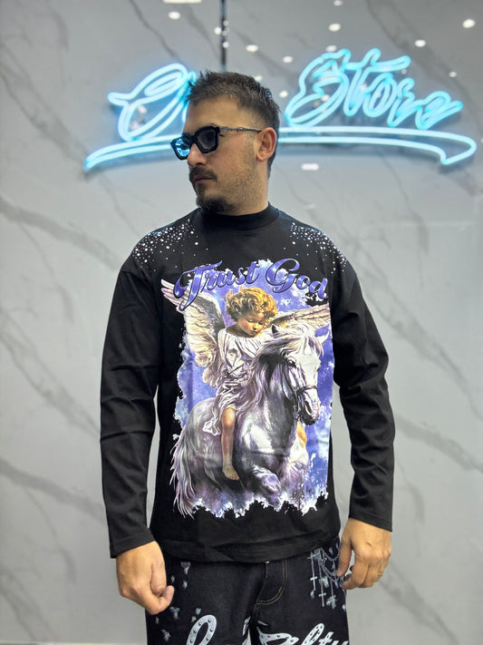 Long sleeve trust God