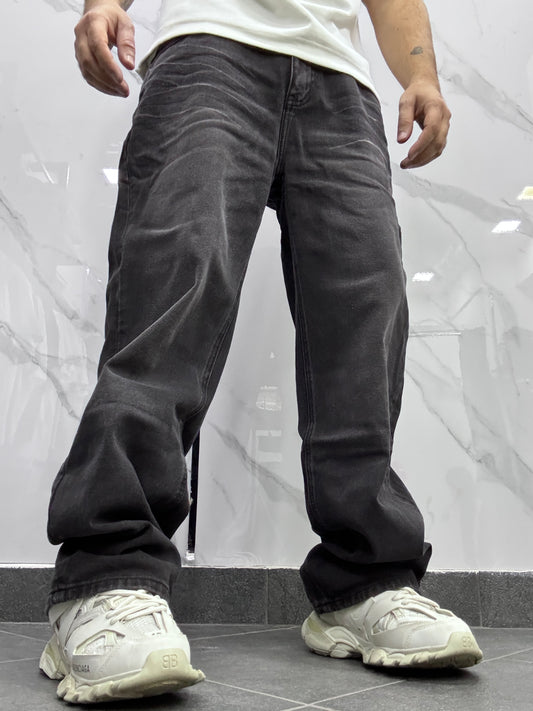 Baggy graffiato nero