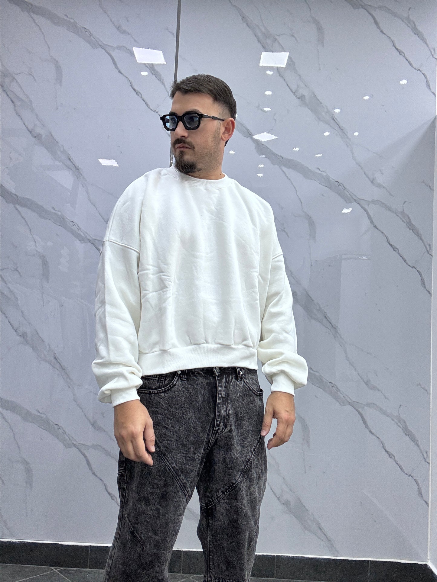 Felpa basic boxy fit