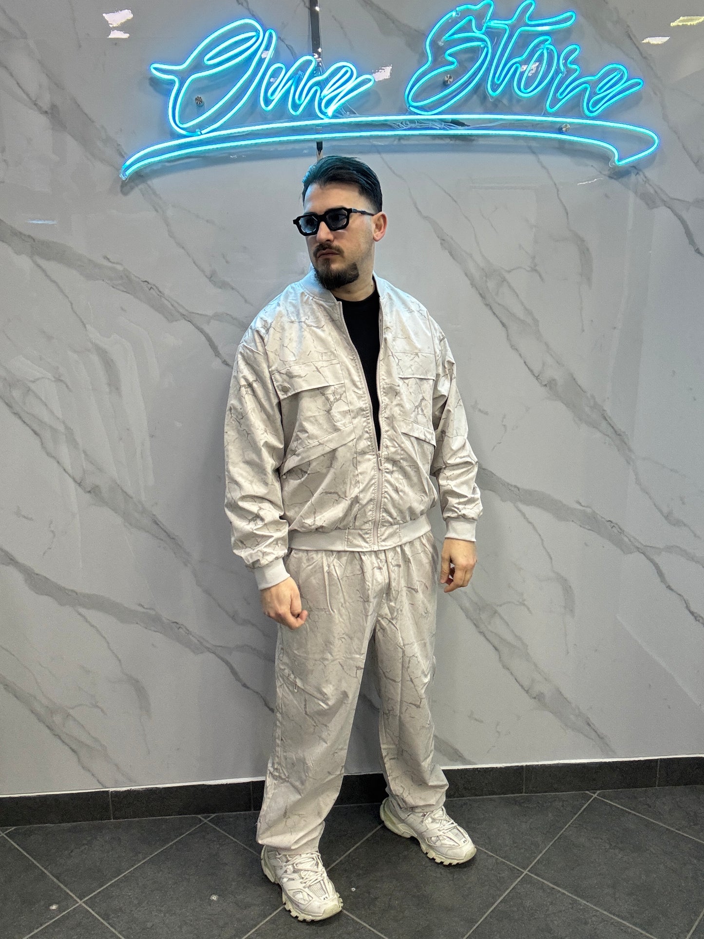 Coordinato tecnico marmorizzato