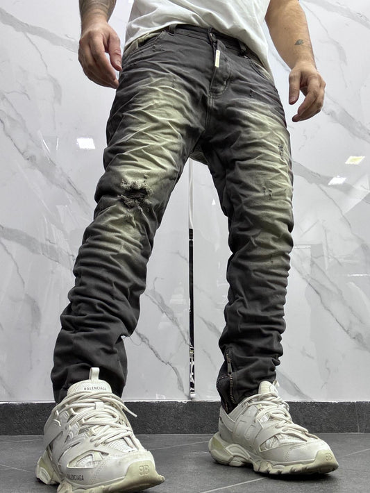 Jeans cntc dnc grigio sfumato