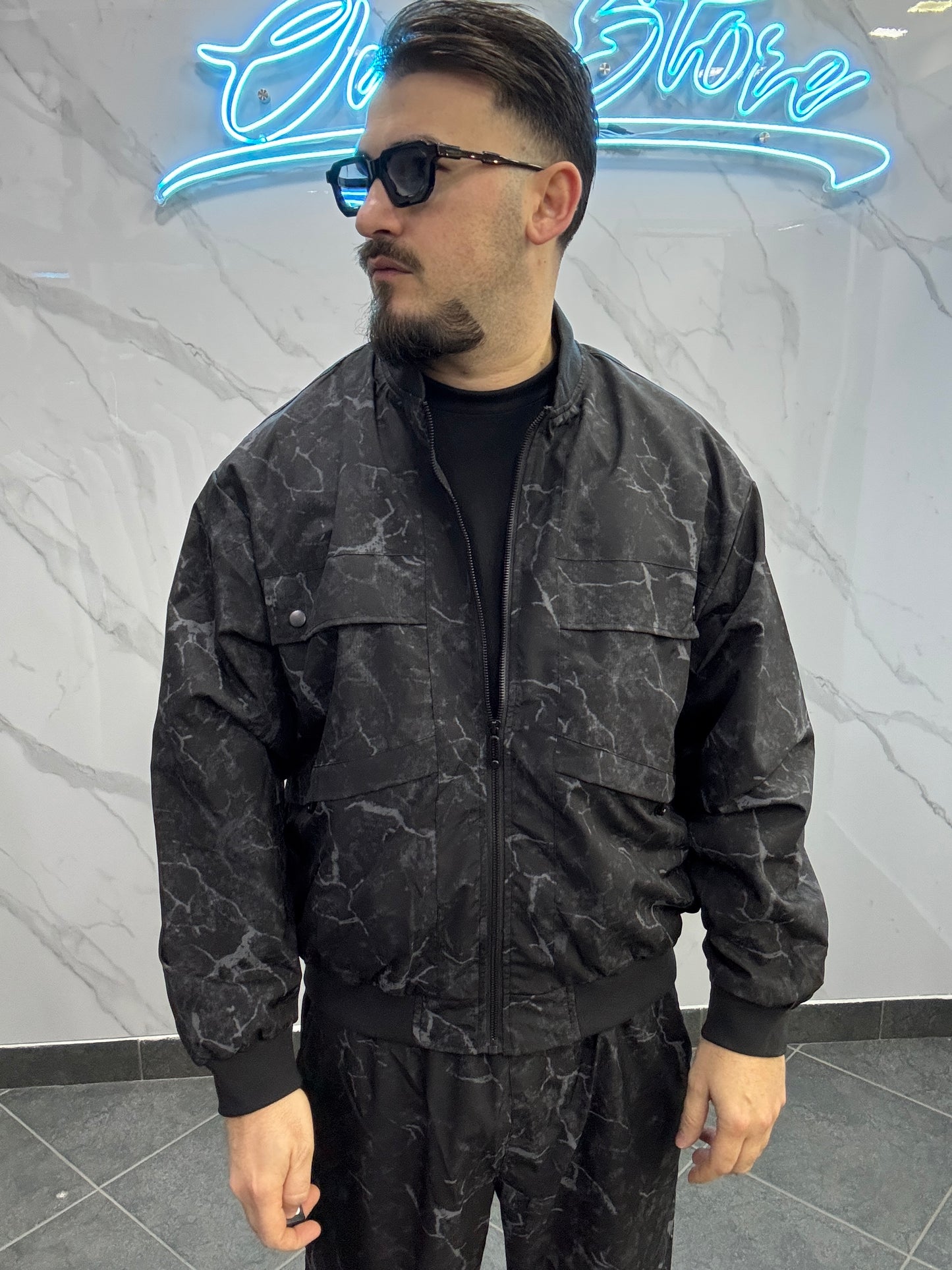 Coordinato tecnico marmorizzato