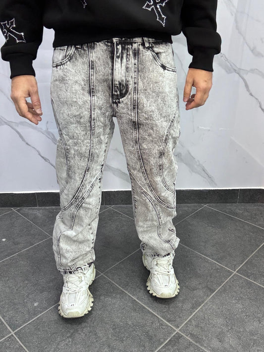 Jeans Baggy linear