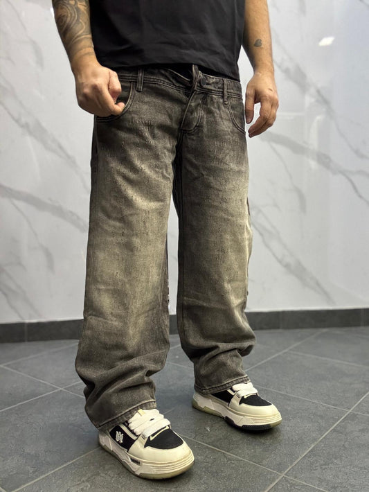 Baggy double sabbiato