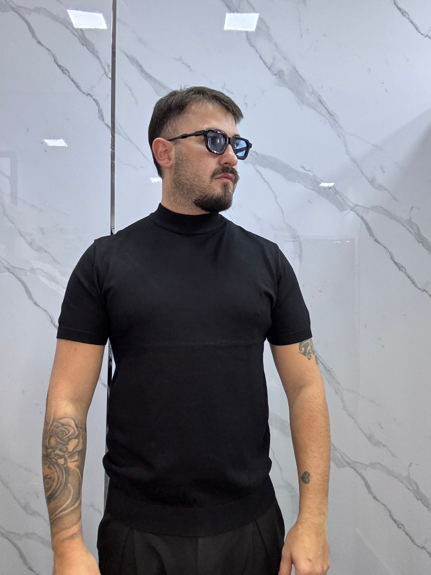 T-shirt mezzocollo