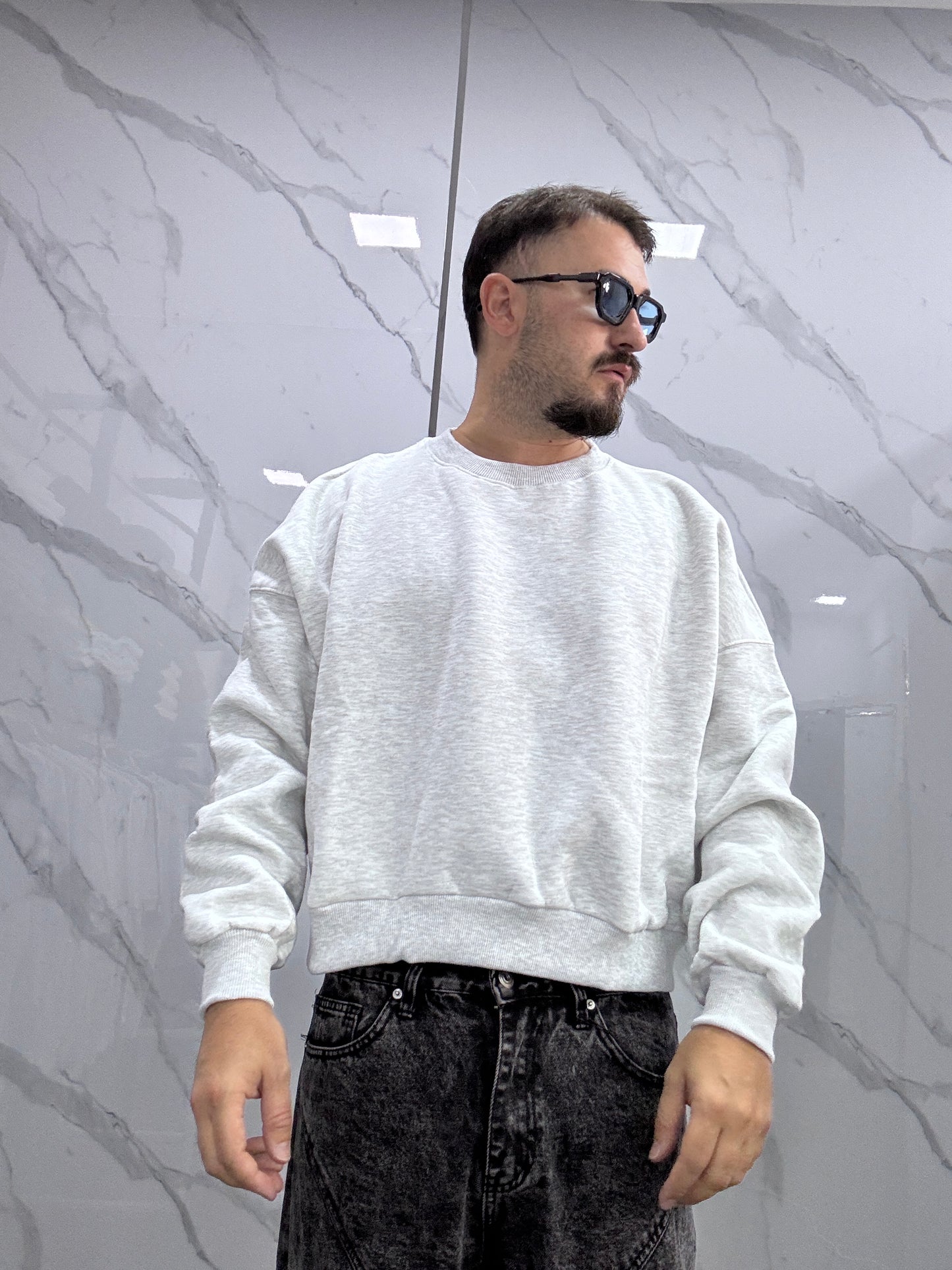 Felpa basic boxy fit