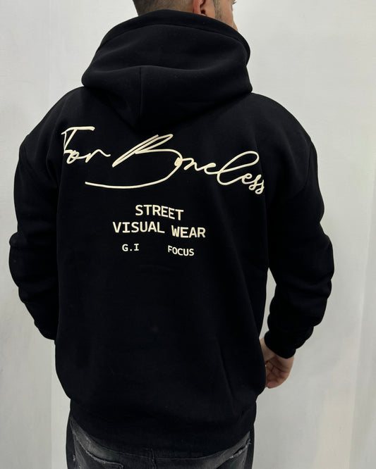 Hoodie STREET VISUAL nera