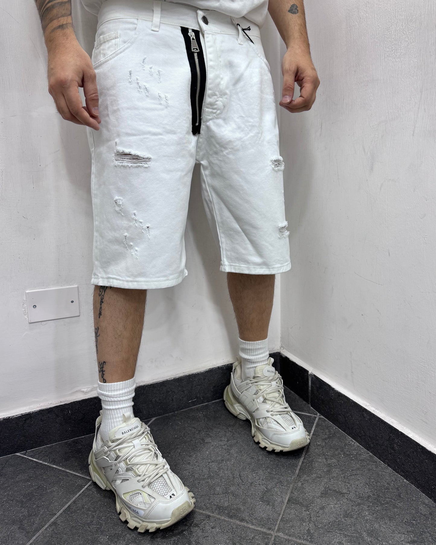Bermuda BLV DSQ zip bianco