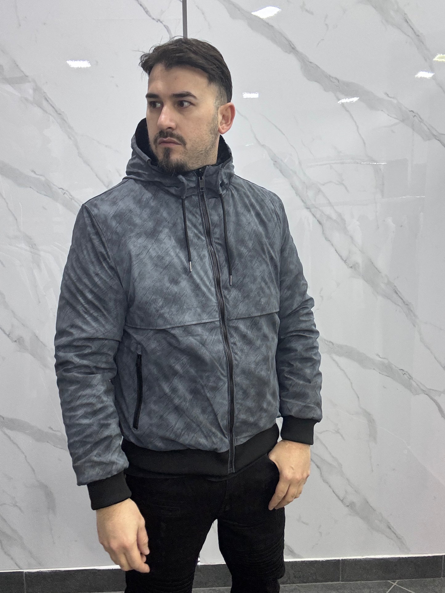 Giubbotto gommato reversibile