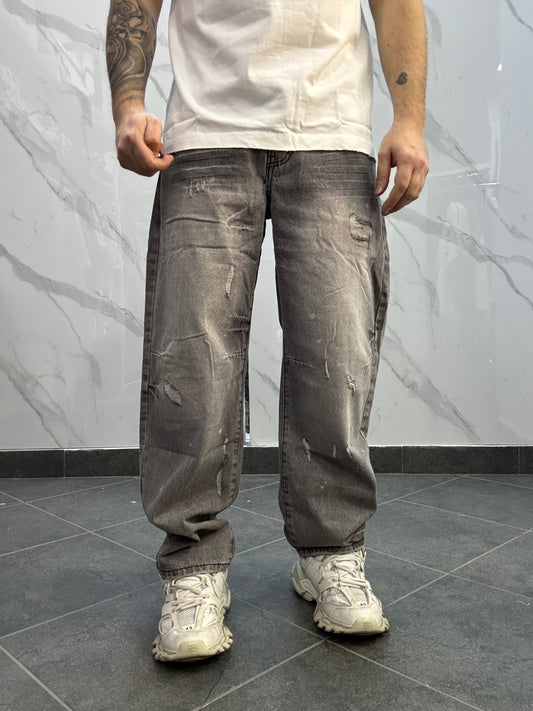 Baggy grigio rotture