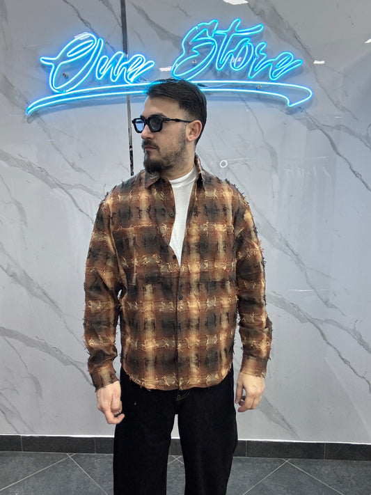 Camicia quadri rotture