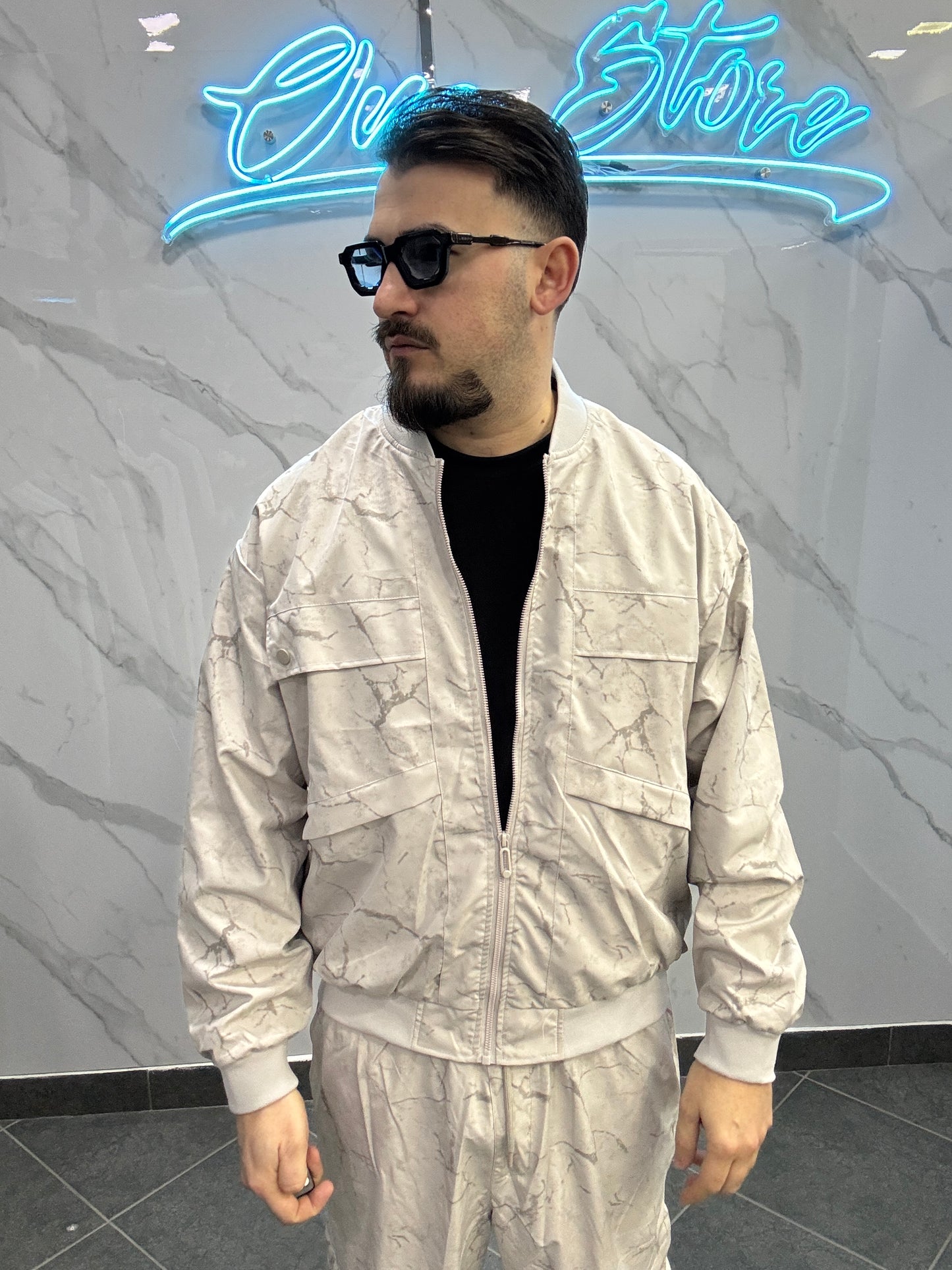 Coordinato tecnico marmorizzato