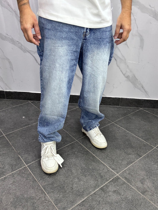 Baggy stone wash blue