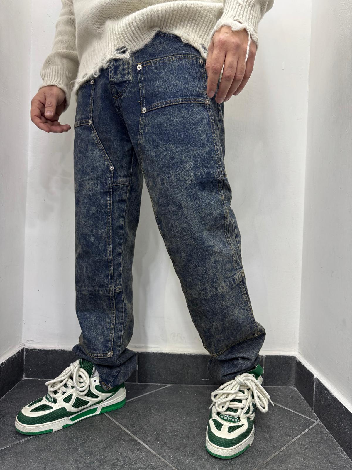 Jeans carpenter sabbiato