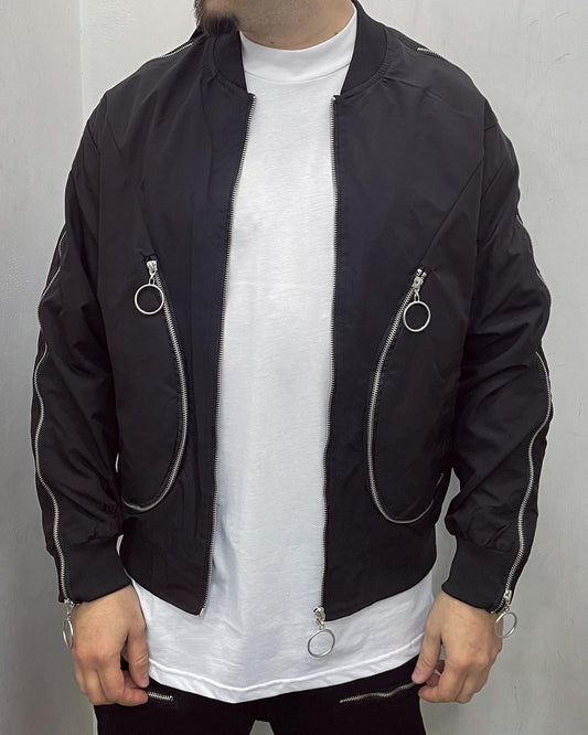 Jacket zip mod DCN black