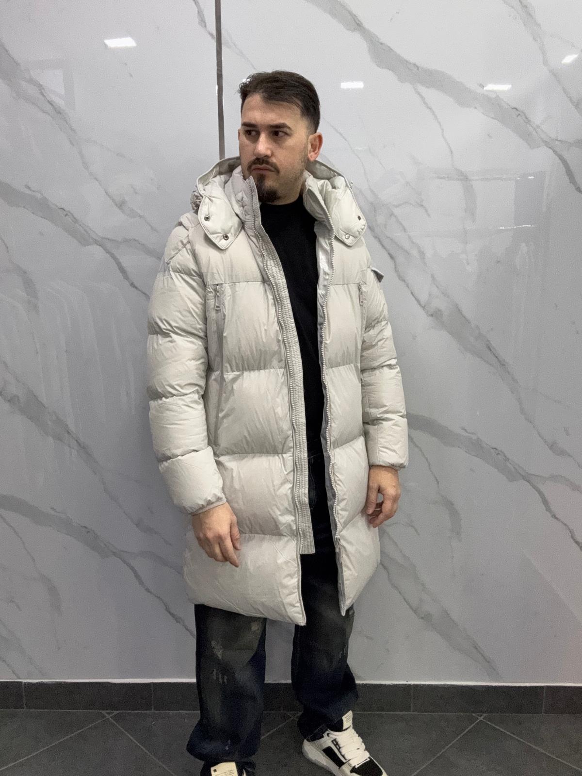 Long Puffer premium ghiaccio