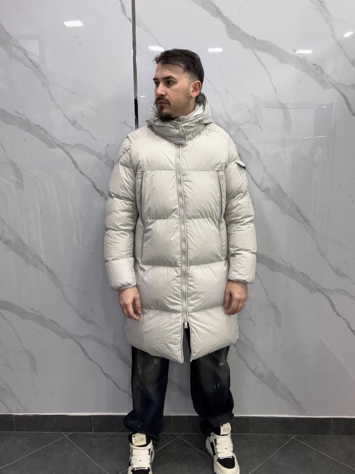 Long Puffer premium ghiaccio