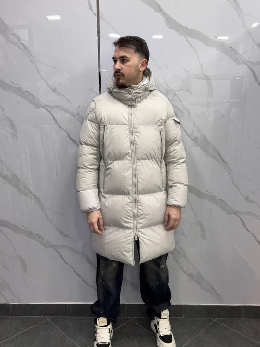 Long Puffer premium ghiaccio